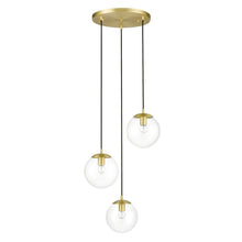 Load image into Gallery viewer, Brushed Brass/Clear
