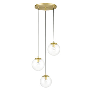 Brushed Brass/Clear
