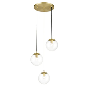 Brushed Brass/Clear