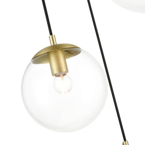 Brushed Brass/Clear