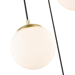 Brushed Brass/White