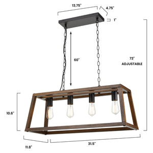 Walnut, dimensions
