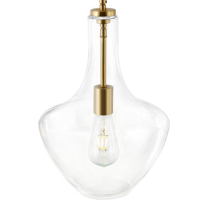 Brushed Brass/Clear