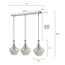 Load image into Gallery viewer, Satin Nickel/Silver Mercury, dimensions
