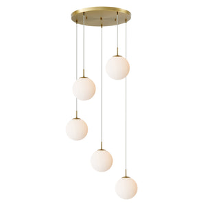 Brushed Brass/Milk