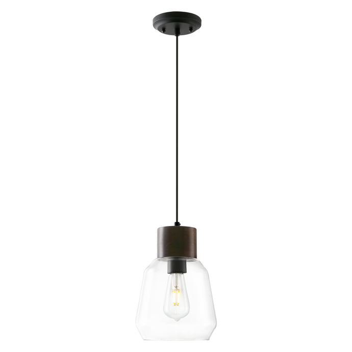 Black Wood/Clear