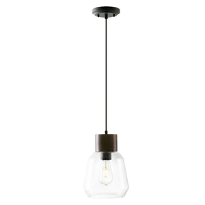 Black Wood/Clear