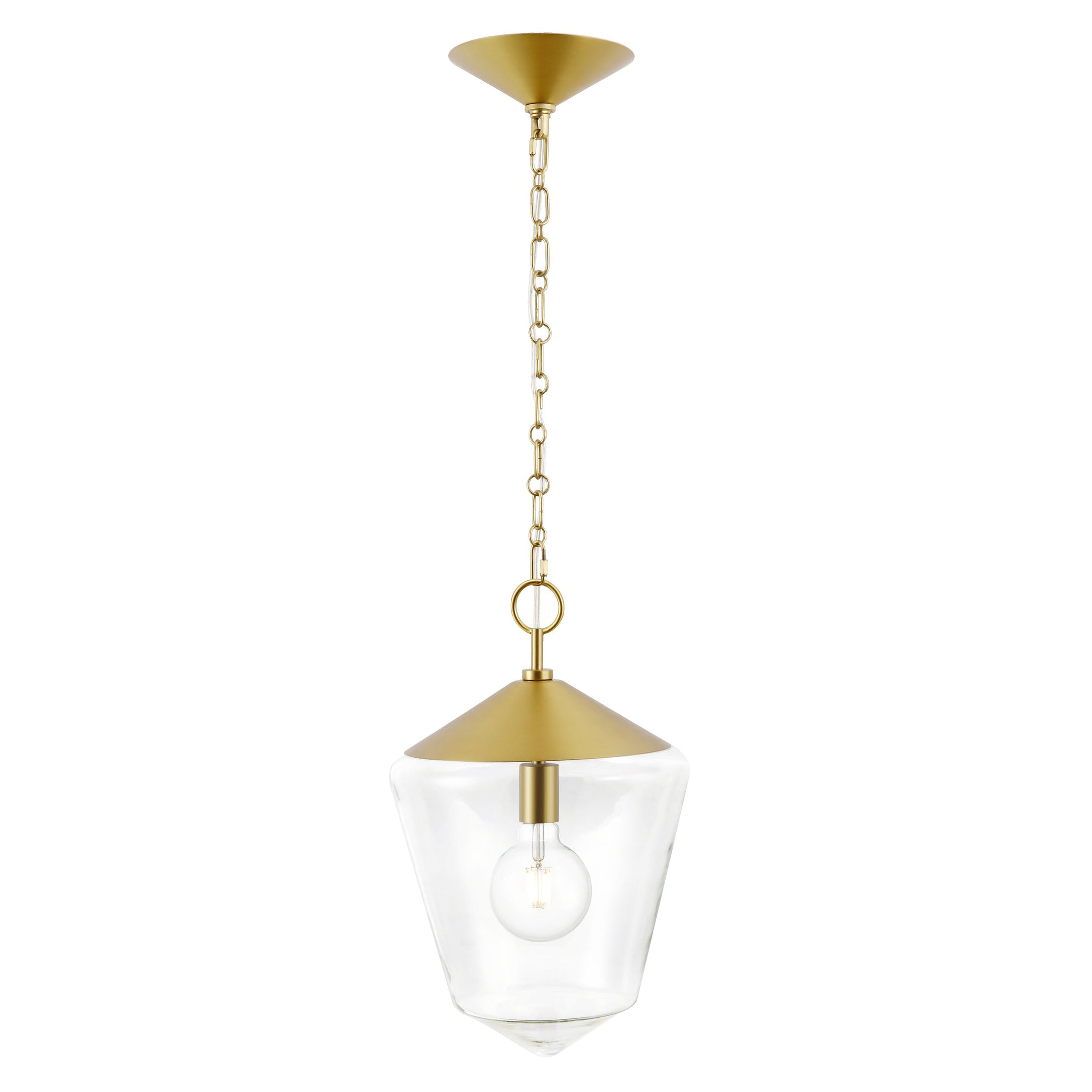 Brushed Brass/Clear