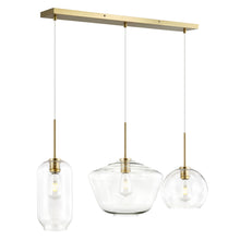 Load image into Gallery viewer, Brushed Brass/Clear
