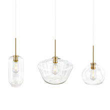 Load image into Gallery viewer, Brushed Brass/Clear
