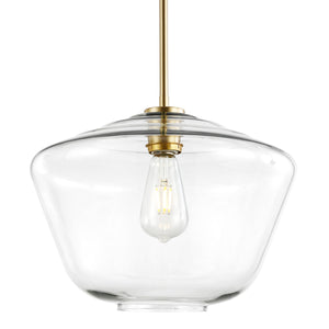 Brushed Brass/Clear