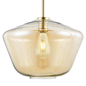 Brushed Brass/Amber