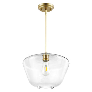 Brushed Brass/Clear