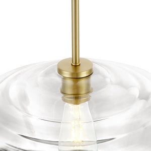 Brushed Brass/Clear