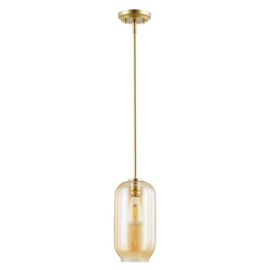 Brushed Brass/Amber