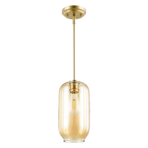 Brushed Brass/Amber