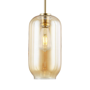 Brushed Brass/Amber