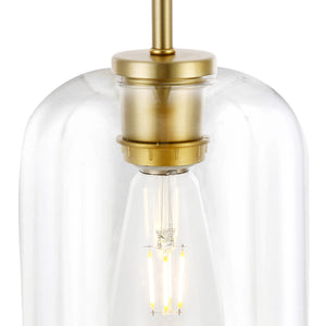 Brushed Brass/Clear
