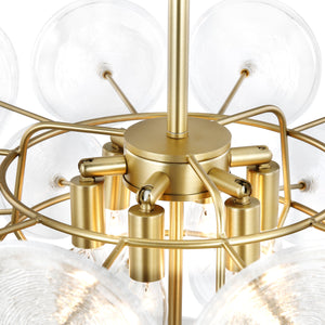 Brushed Brass/Clear