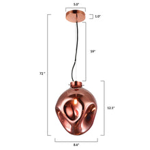 Load image into Gallery viewer, Rose Gold, dimensions
