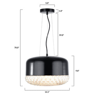 Black/Clear, dimensions