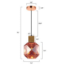 Load image into Gallery viewer, Rose Gold, dimensions
