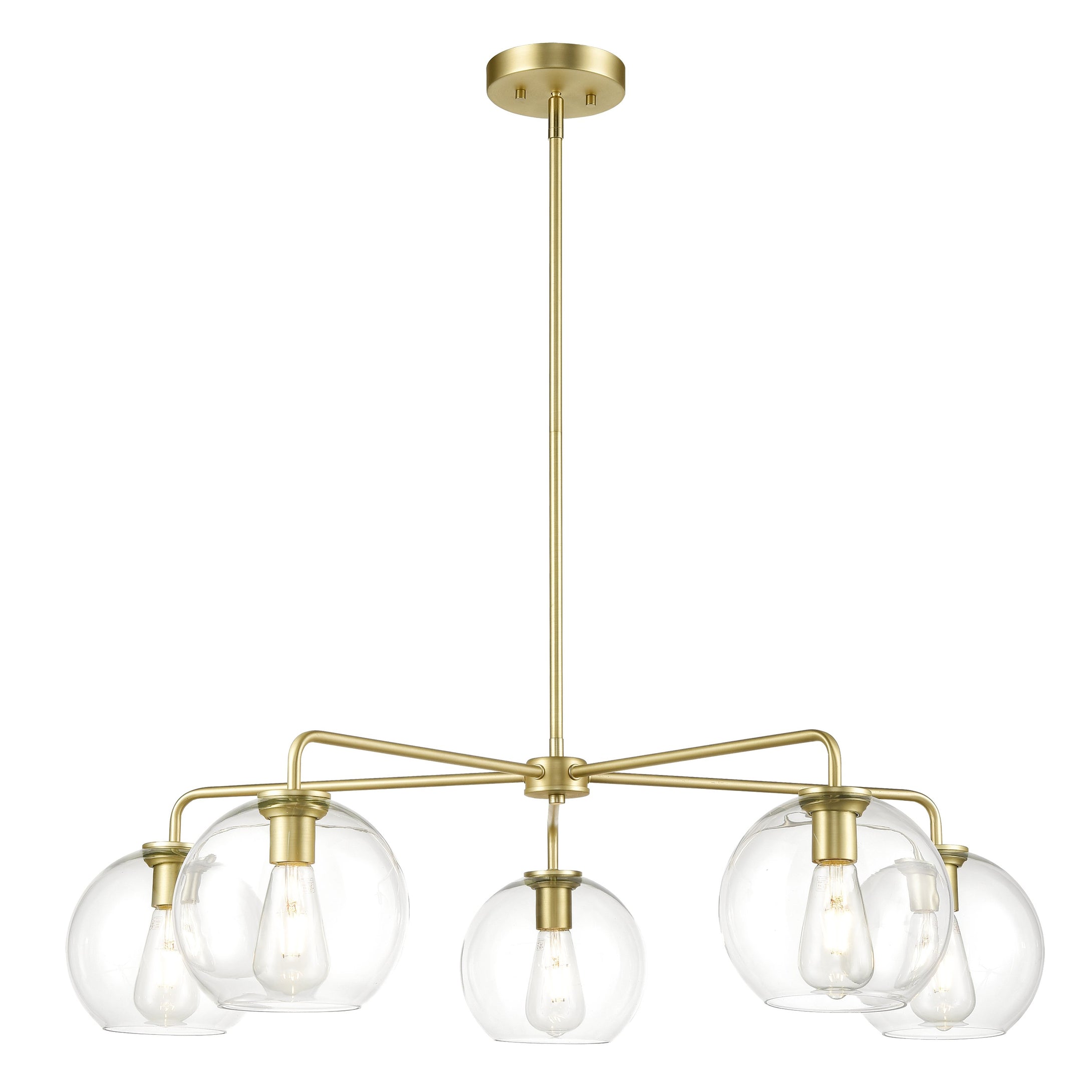 Brushed Brass/Clear