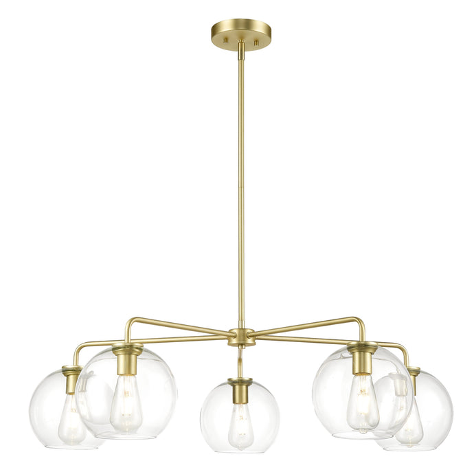 Brushed Brass/Clear