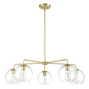 Brushed Brass/Clear