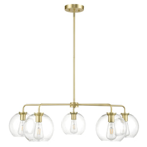 Brushed Brass/Clear