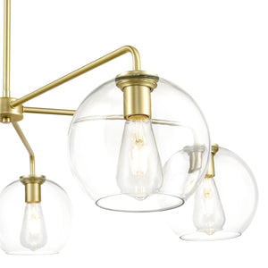 Brushed Brass/Clear