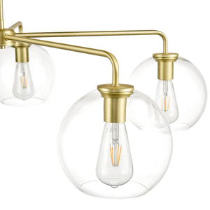 Brushed Brass/Clear