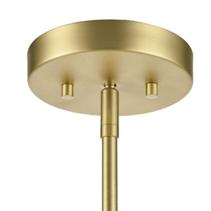 Brushed Brass/White