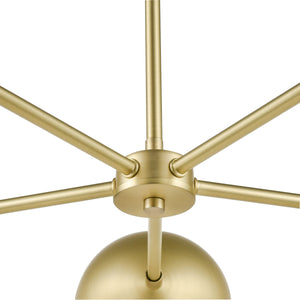 Brushed Brass/White