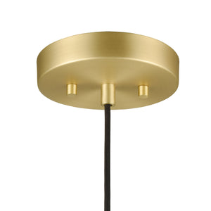 Brushed Brass/White