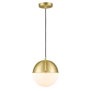 Brushed Brass/White