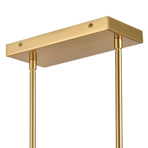 Brushed Brass/White
