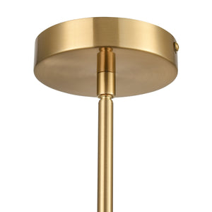 Brushed Brass/White
