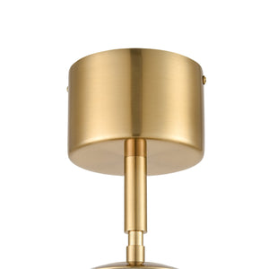 Brushed Brass/White