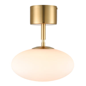 Brushed Brass/White