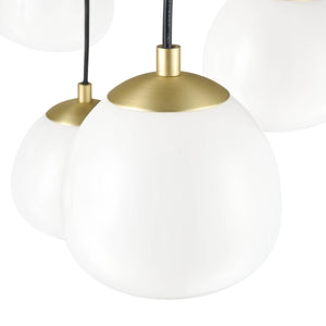 Black/Brass/White