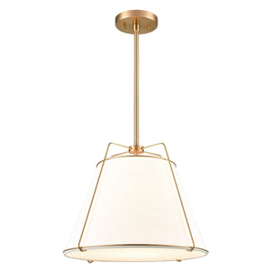 Antique Brass/White