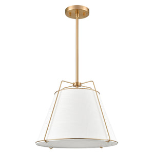 Antique Brass/White