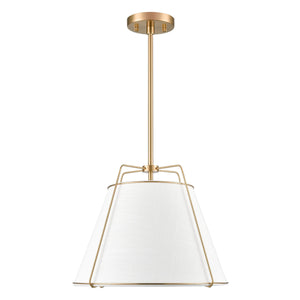 Antique Brass/White