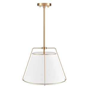 Antique Brass/White