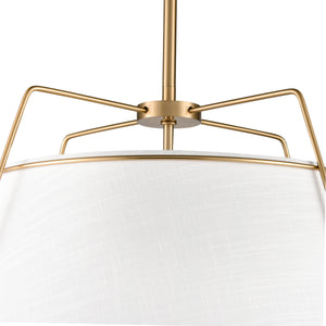 Antique Brass/White