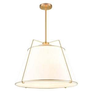 Antique Brass/White