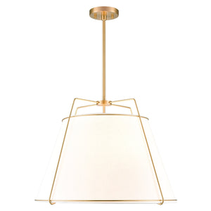 Antique Brass/White