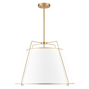 Antique Brass/White