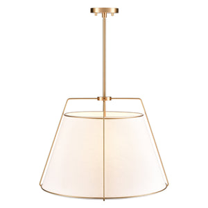 Antique Brass/White